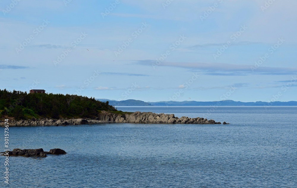 landscape along the Baccalieu Trail, coastline at Island Cove near Islington Newfoundland Canada landscape along the Baccalieu Trail, coastline at Island Cove near Islington Newfoundland Canada