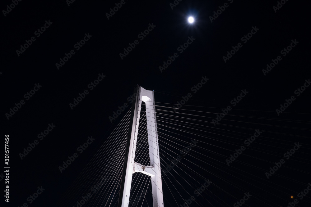ライトアップされた橋