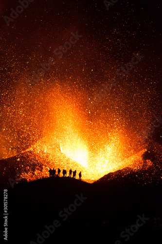 On 20 March 2010  an eruption of the Eyjafjallaj  kull volcano began in Fimmv  r  uh  ls following months of small earthquakes under the Eyjafjallaj  kull glacier.