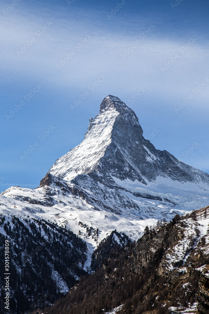 Naklejka premium Paysage de montages - Zermatt - Suisse