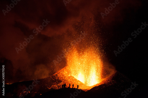 On 20 March 2010, an eruption of the Eyjafjallajökull volcano began in Fimmvörðuháls following months of small earthquakes under the Eyjafjallajökull glacier.