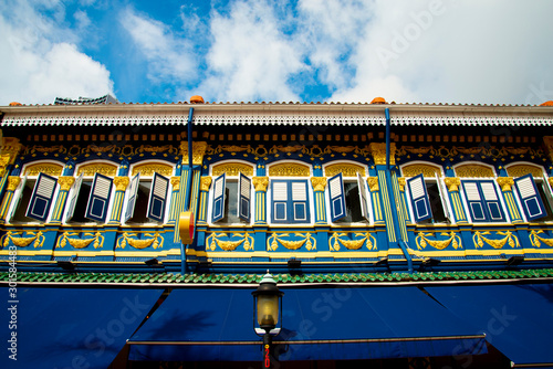 Canvas Print Colorful Facade on Muscat Street - Singapore