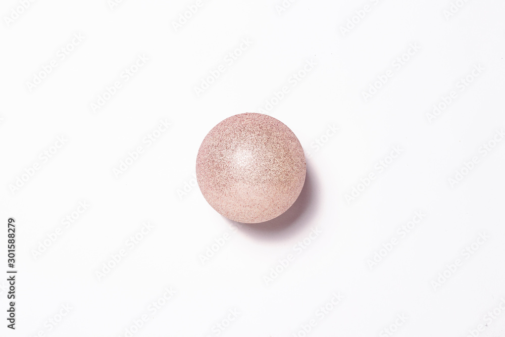 Christmas-tree decoration, ball on a white background. Christmas concept, holiday. Isolate Flat lay, top view Christmas-tree decoration, ball on a white background. Christmas concept, holiday. Isolate Flat lay, top view