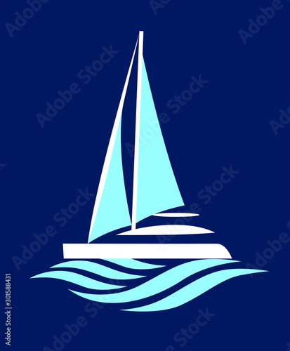 sailing ship in the sea