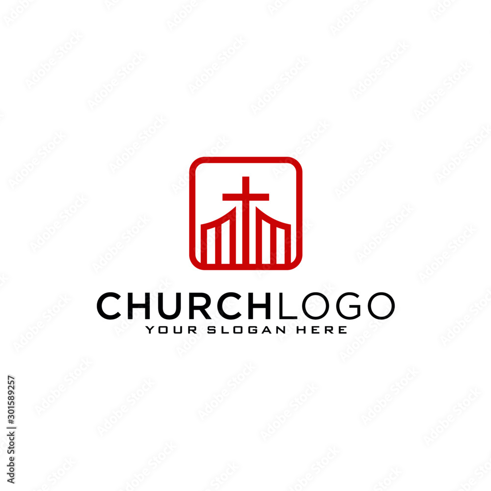 Church vector logo symbol graphic abstract template Church vector logo symbol graphic abstract template