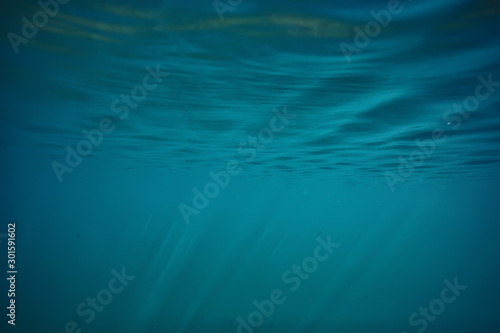 ocean water blue background underwater rays sun   abstract blue background nature water