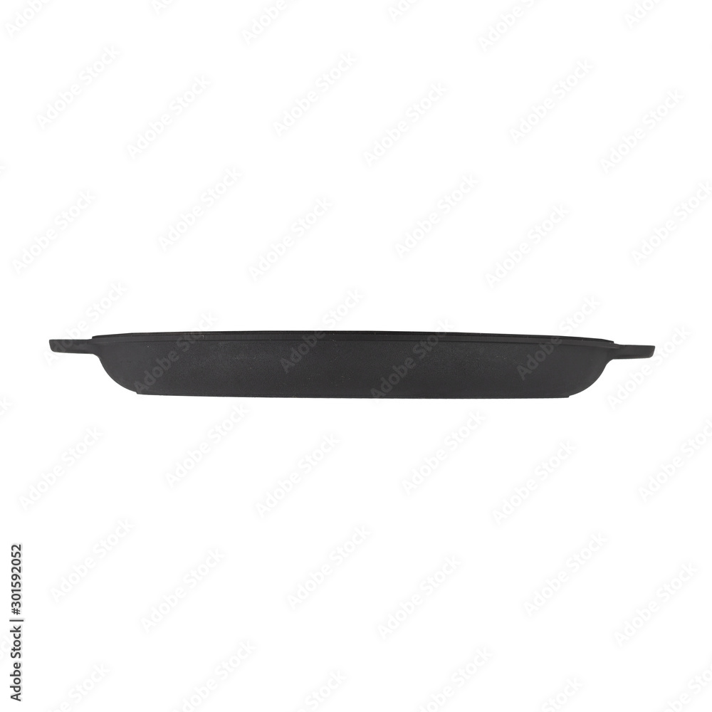 iron cast skillet on perfect white background iron cast skillet on perfect white background