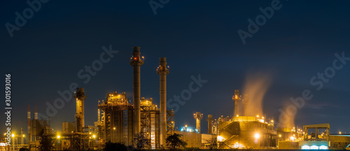 Panorama power plant, petrochemical plant.