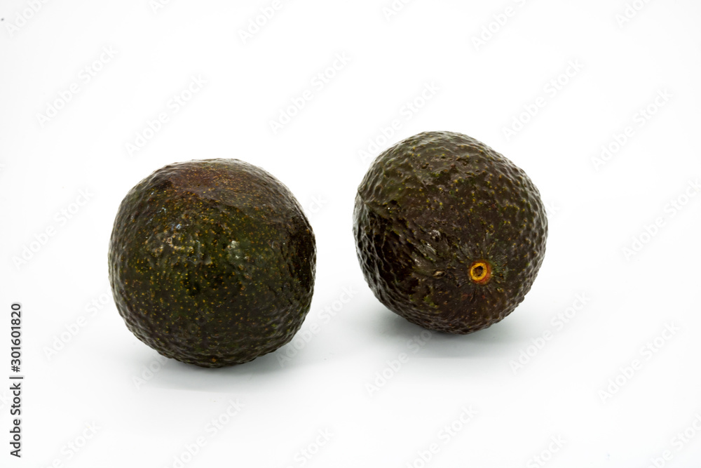 Group of avocados in composition Group of avocados in composition