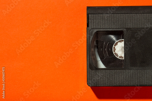 old plastic video cassette