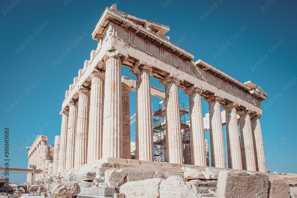 Parthenon Tempel auf der Akropolis in Athen, Griechenland