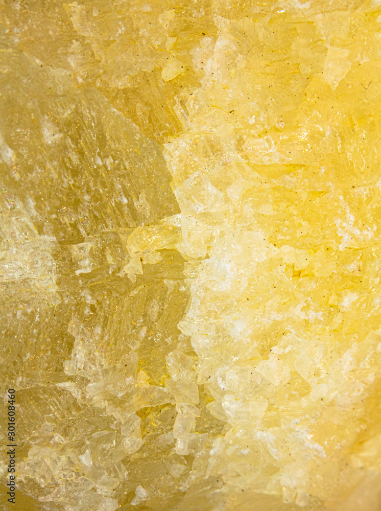 Citrine Yellow Quartz Crystal Stone Close Up Citrine Yellow Quartz Crystal Stone Close Up