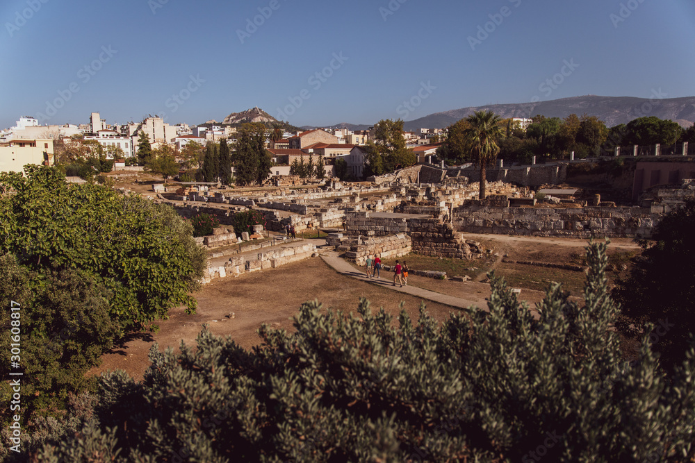 Kerameikós Friedhof in Athen, Griechenland