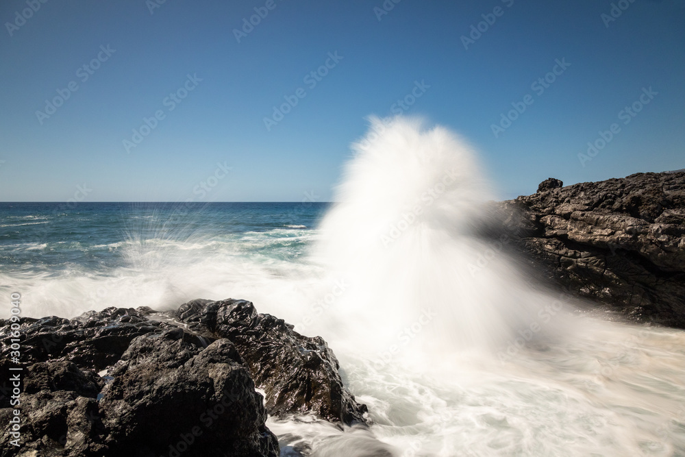 Waves at Playa de Charcon