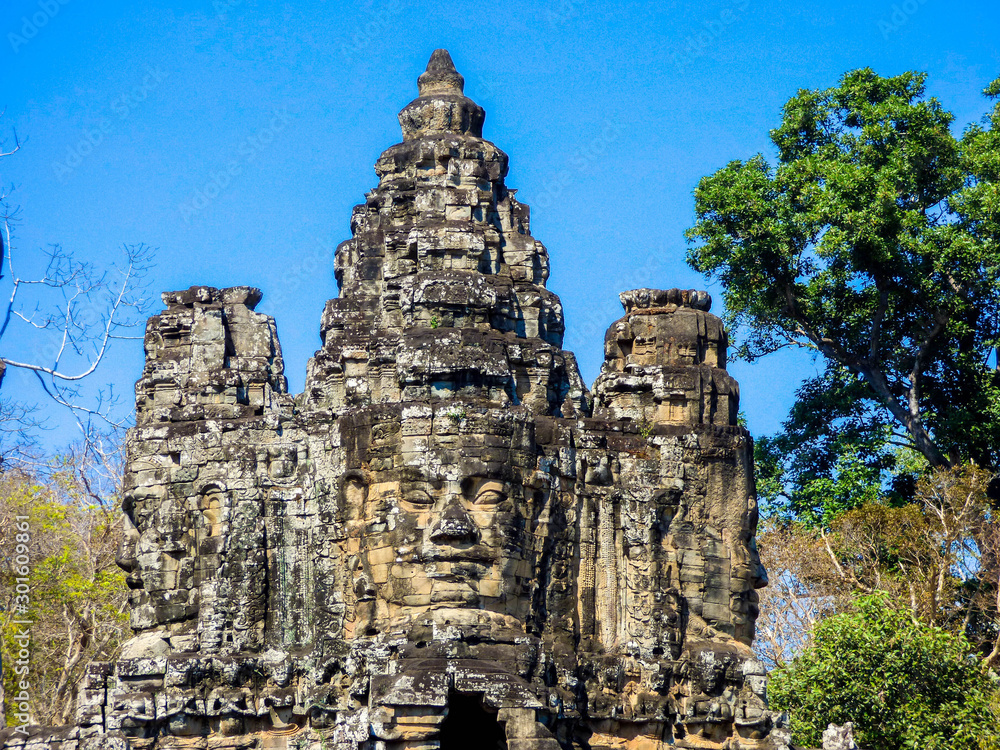 Ancient temple in Angkor Wat Cambodia Ancient temple in Angkor Wat Cambodia