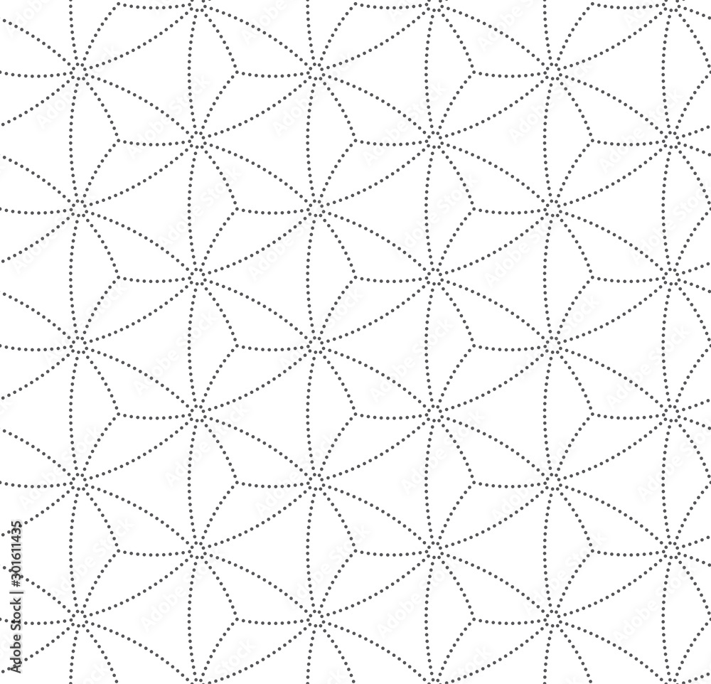 Fototapeta premium Seamless pattern in gray color.