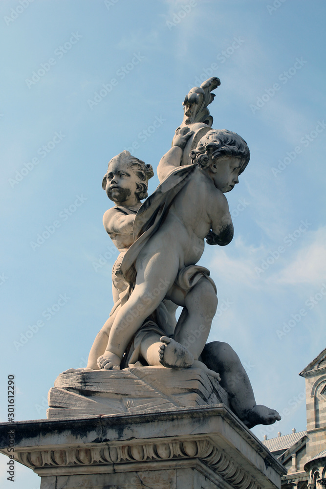 statue of angels in pisa italy