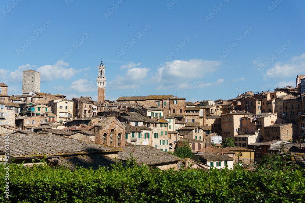 view of Siena italy