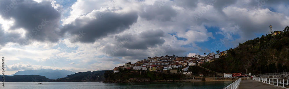 Lastres,Spain,3,2016; One of the most beautiful villages in Asturias,where televesion series have been shot.