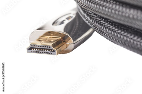 Quality HDMI cable with gold plated connector, long roll photo