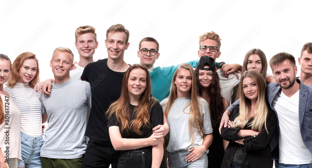 in full growth. a group of confident young people in full growth. a group of confident young people