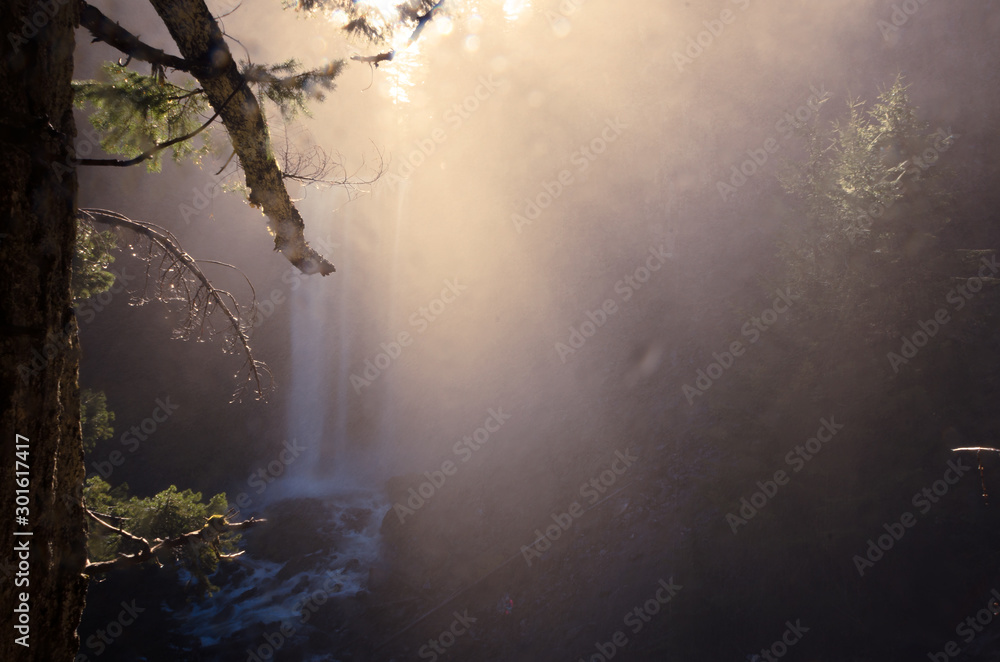 Fototapeta premium Misty waterfall