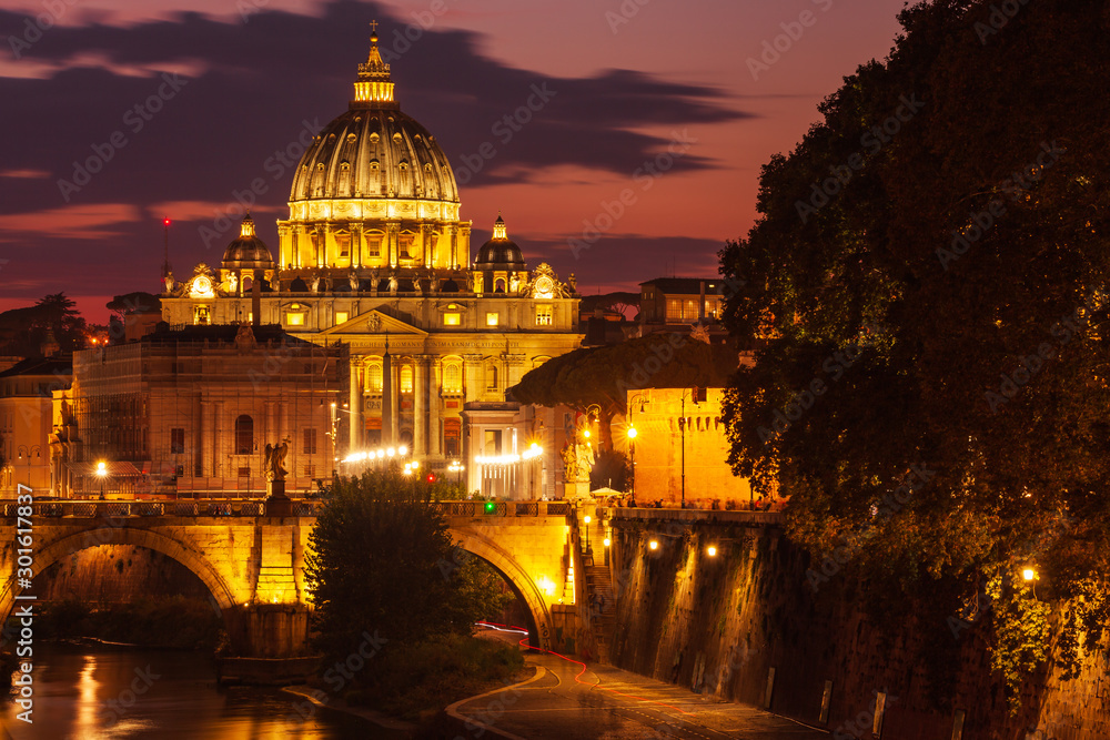 Dome of Saint Peter, Rome, Italy
