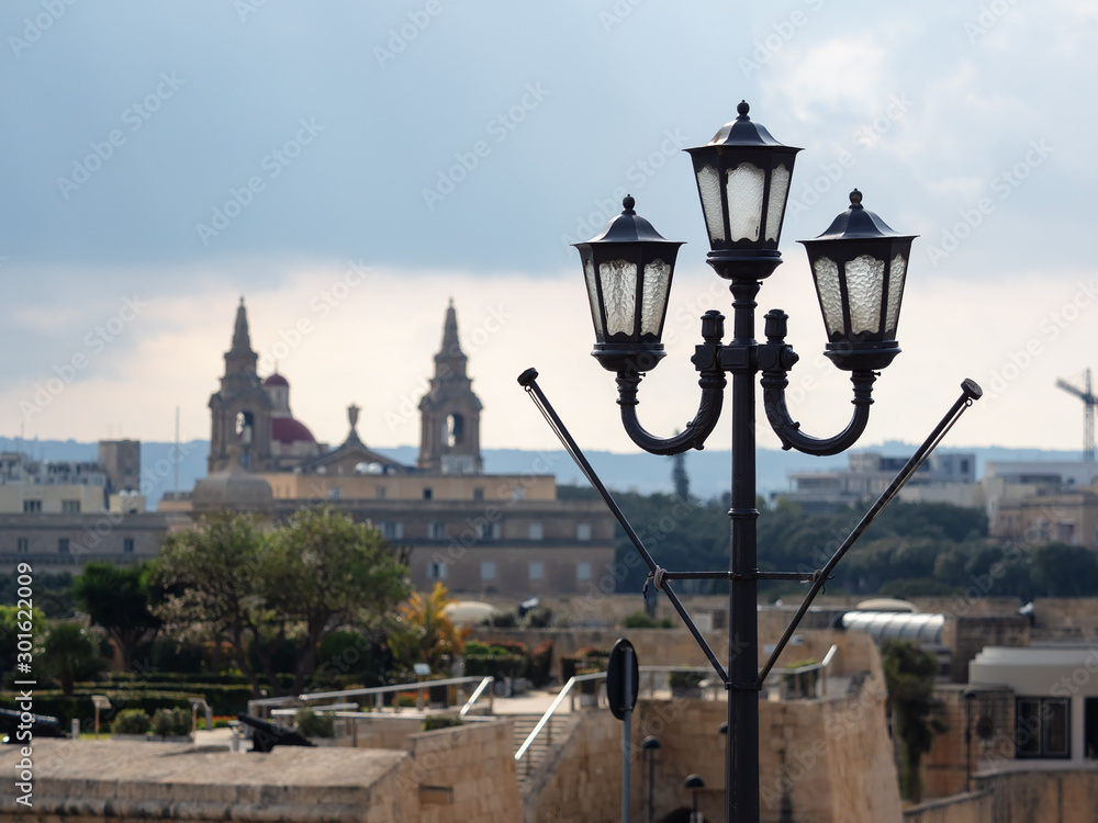 Architectural details of Valletta, Malta