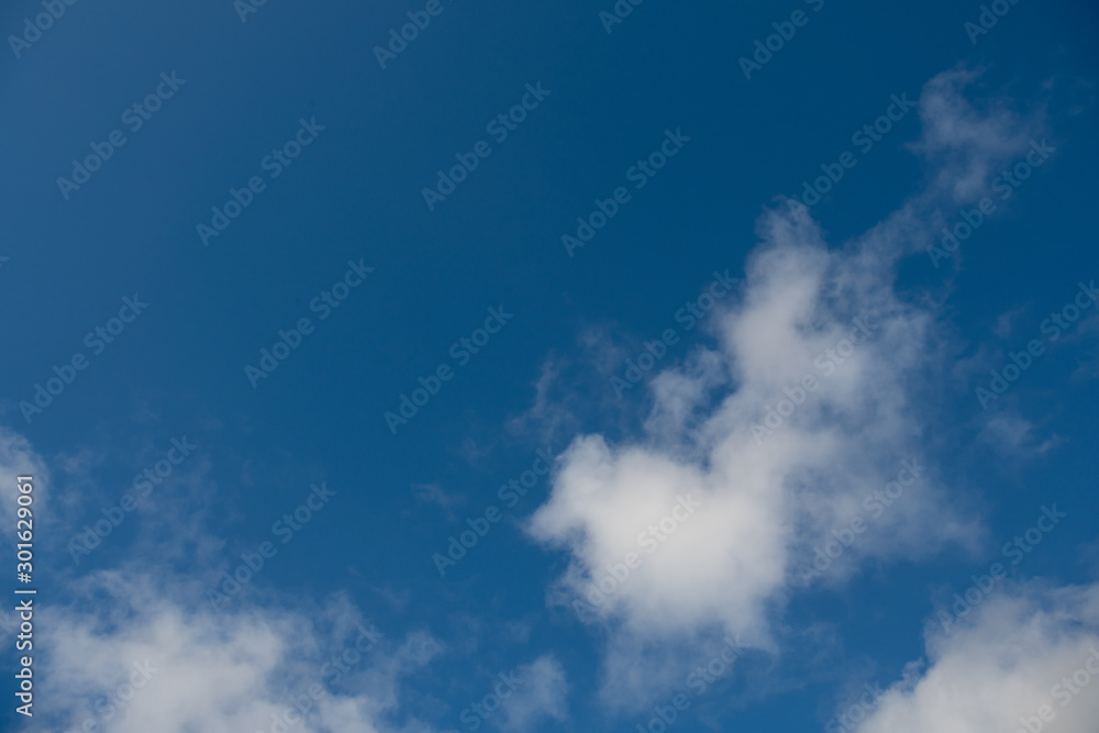 Cloudscape with white cloud and clear blue sky in Autumn Cloudscape with white cloud and clear blue sky in Autumn