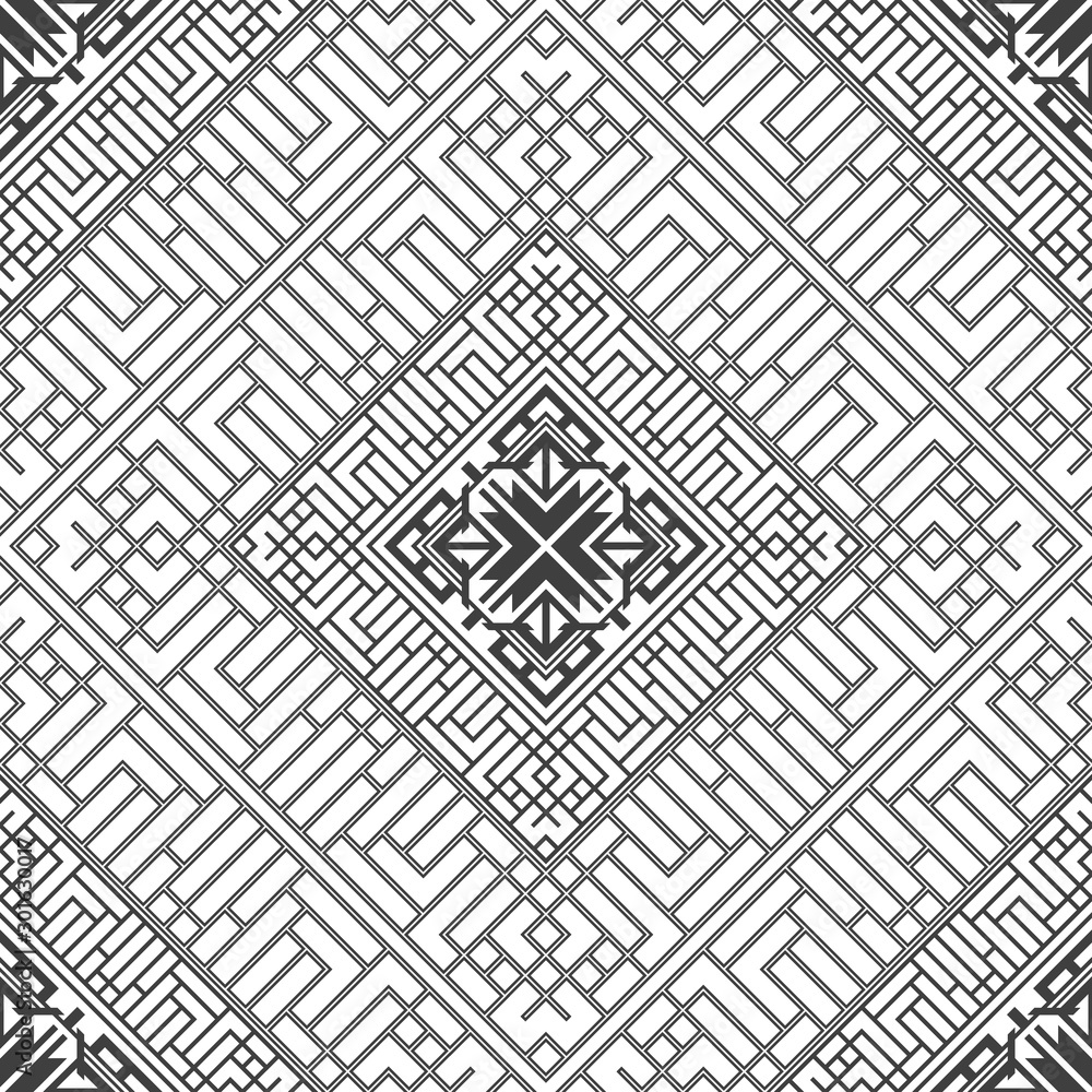 Abstract geometric seamless background consisting of lines and squares patterns. Decorative backdrop. Abstract geometric seamless background consisting of lines and squares patterns. Decorative backdrop.