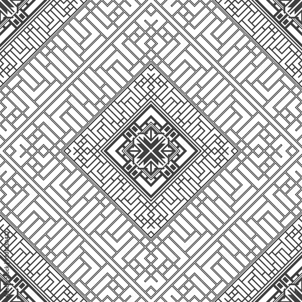 Abstract geometric seamless background consisting of lines and squares patterns. Decorative backdrop. Abstract geometric seamless background consisting of lines and squares patterns. Decorative backdrop.
