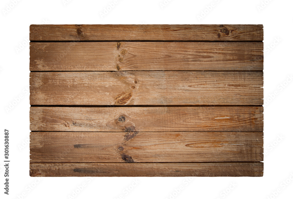Old plank isolated on white Old plank isolated on white
