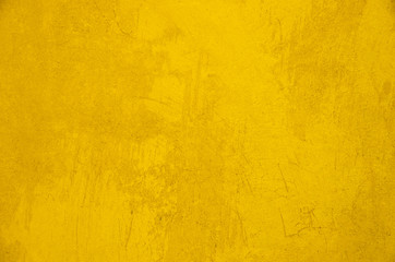 Wall grunge yellow background texture