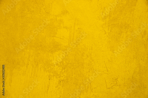 Wall grunge yellow background texture