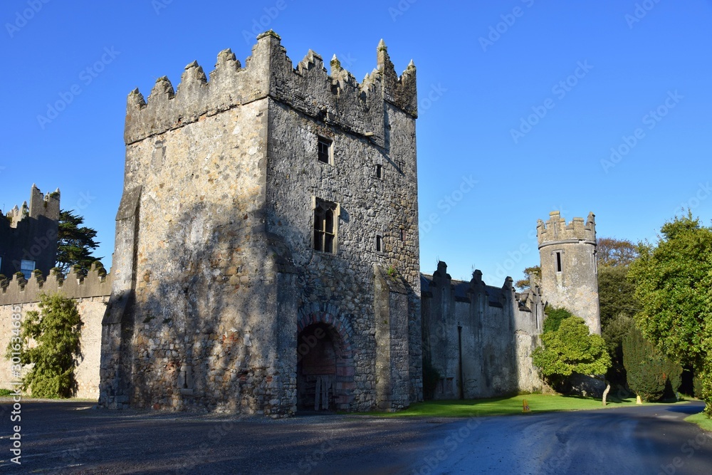 Howth castle - old architecture in Ireland