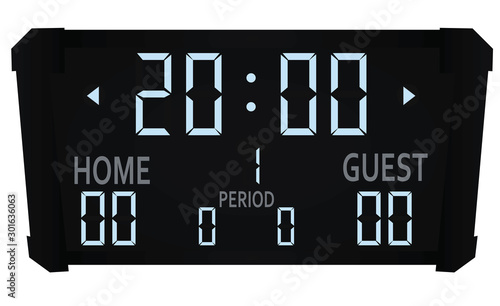 Scoreboard. vector illustration