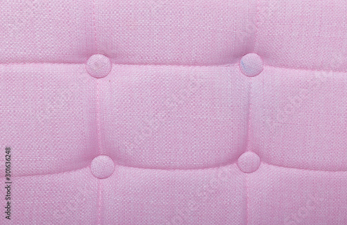 Close-up of a pink baby chair fabric