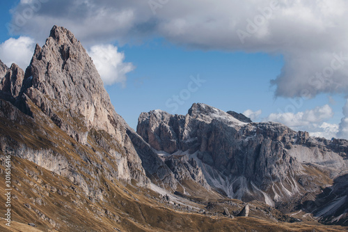 Seceda the Beautiful Rocky Mountain in Dolomites © andrii_popovych