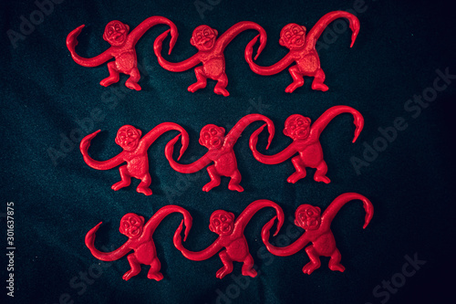 Photography society groups represented with monkeys