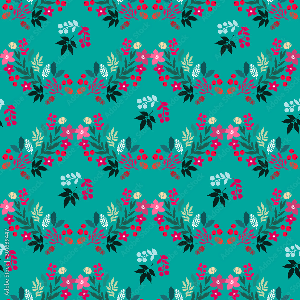 Christmas flower pattern9 Christmas flower pattern9