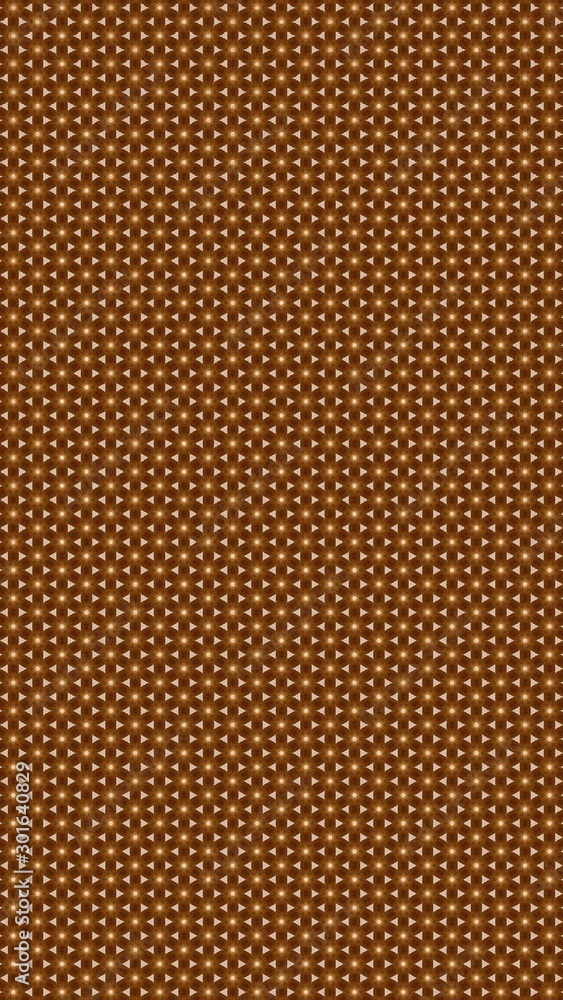 Seamless Pattern (Triangle shapes, White Star Light on Blue Textile, Wooden Pattern)