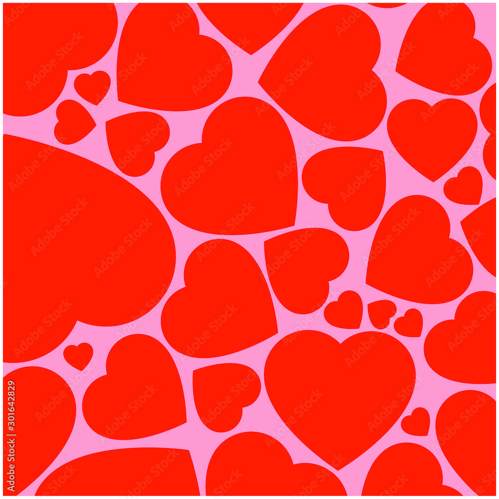 Heart Red and Pink Background Heart Red and Pink Background