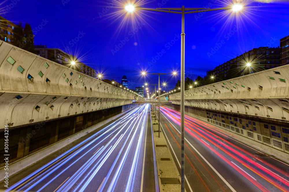 Fototapeta premium perspective lights