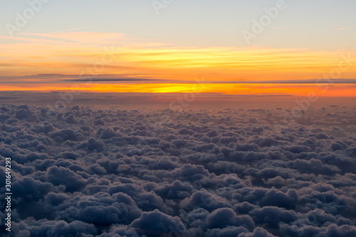 Over the clouds