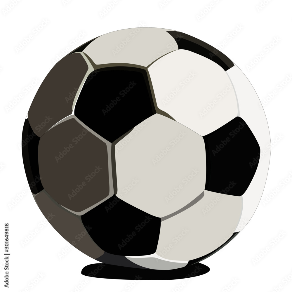 Ball football realistic vector illustration isolated Ball football realistic vector illustration isolated