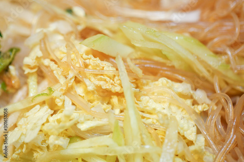 Chinese cold dishes of cucumber, vermicelli and cabbage - Image
