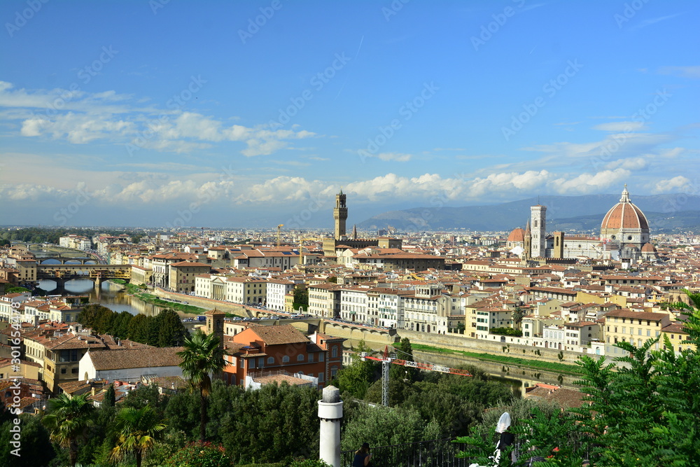 Naklejka premium The skyline of Florence Italy.