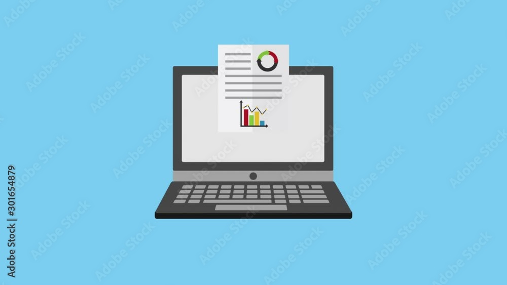 statistics documents with laptop computer statistics documents with laptop computer