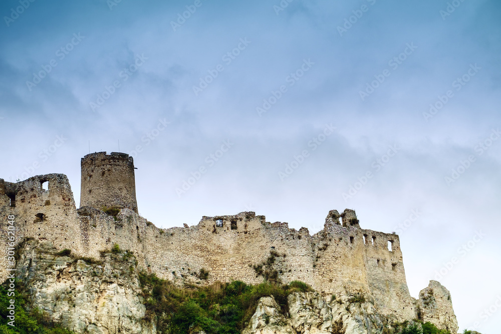 Fototapeta premium Spissky hrad. The Spis Castle in Central Europe Slovakia.