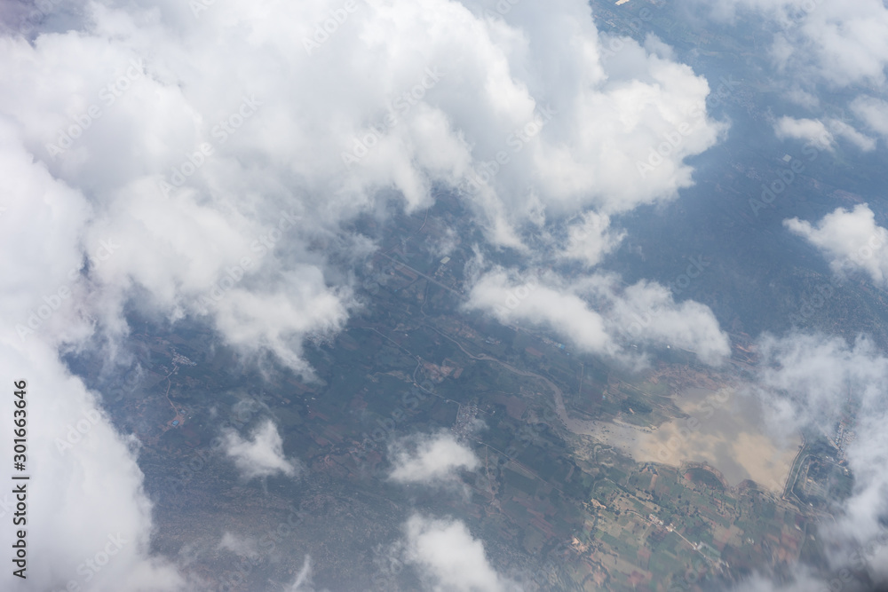 Bangalore to Pune, , a group of clouds in the sky